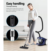 Efficiently clean your home with Devanti 2200W Bagless Vacuum Cleaner in Blue. Powerful 2200W motor and bagless design - danozdirect