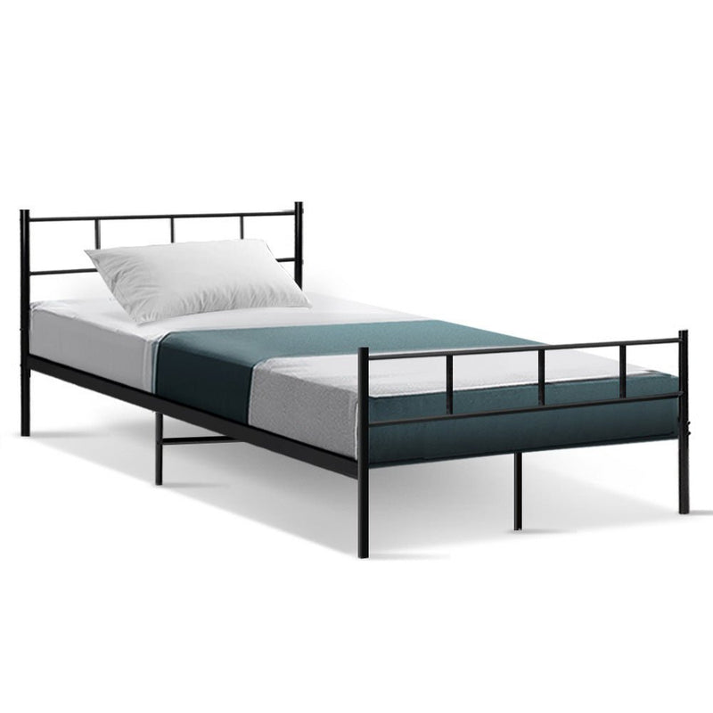 Elevate your bedroom with Danoz Direct Artiss Bed Frame! With sturdy metal, this King Single bed frame offers superior durability and support - danozdirect