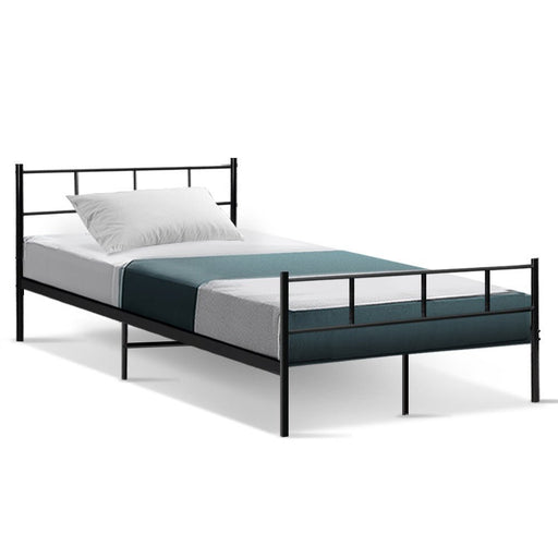 Elevate your bedroom with Danoz Direct Artiss Bed Frame! With sturdy metal, this King Single bed frame offers superior durability and support - danozdirect