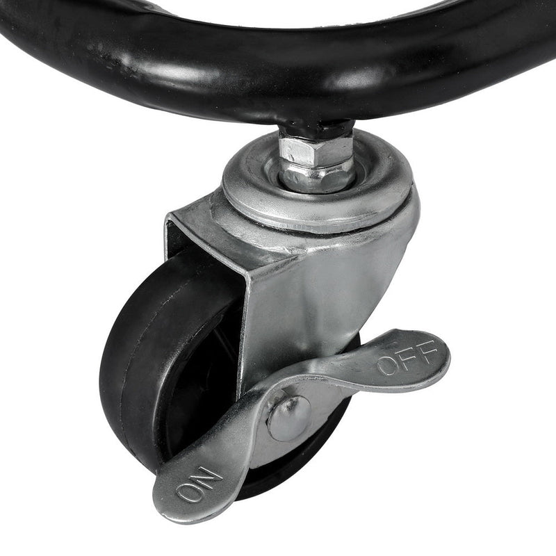 Elevate your kitchen's functionality with Danoz Direct Artiss Storage Trolley Kitchen Cart. Boasting four spacious tiers in a sleek black finish - danozdirect