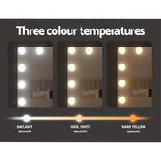Embellir Bluetooth Makeup Mirror 58X46cm Hollywood with Light Dimmable 15 LED - danozdirect
