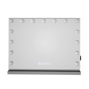 Embellir Bluetooth Makeup Mirror 58X46cm Hollywood with Light Dimmable 15 LED - danozdirect