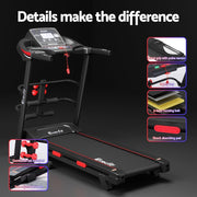 Everfit Treadmill Electric Home Gym Fitness Exercise Machine w/ Sit Up Bar 420mm - danozdirect