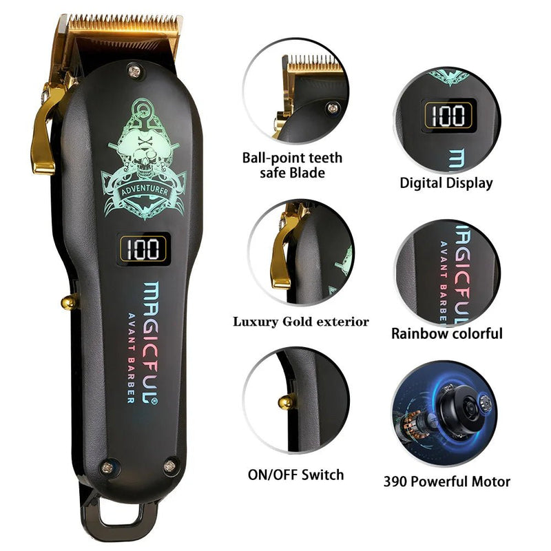 Experience precision and style with Danoz Haircare Colorful Hair Clipper Trimmer. - danozdirect