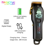 Experience precision and style with Danoz Haircare Colorful Hair Clipper Trimmer. - danozdirect