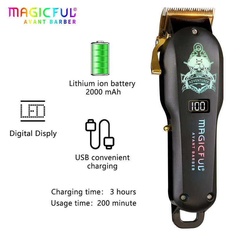 Experience precision and style with Danoz Haircare Colorful Hair Clipper Trimmer. - danozdirect