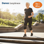 Experience superior knee support with Danoz EazyBrace - engineered with powerful rebound spring force technology to stabilize your joints during sports and active pursuits - Buy 1 Get 1 Free! - danozdirect