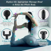 Experience targeted muscle relief with Danoz Health USB Mini Massage Gun. - danozdirect