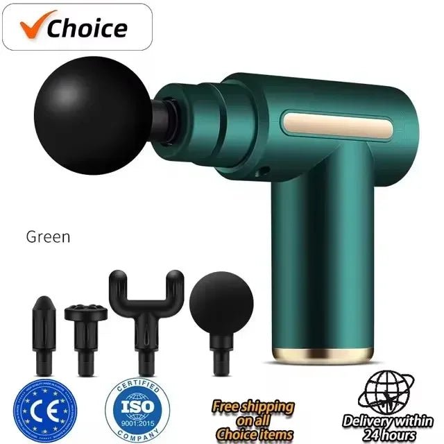 Experience targeted muscle relief with Danoz Health USB Mini Massage Gun. - danozdirect