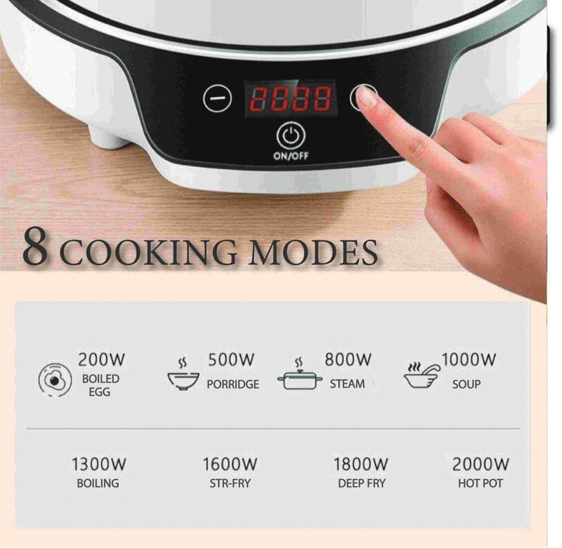 Experience the convenience and efficiency of cooking with Danoz Direct - Kylin Portable Electric Induction Cooker - danozdirect