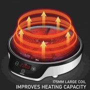 Experience the convenience and efficiency of cooking with Danoz Direct - Kylin Portable Electric Induction Cooker - danozdirect