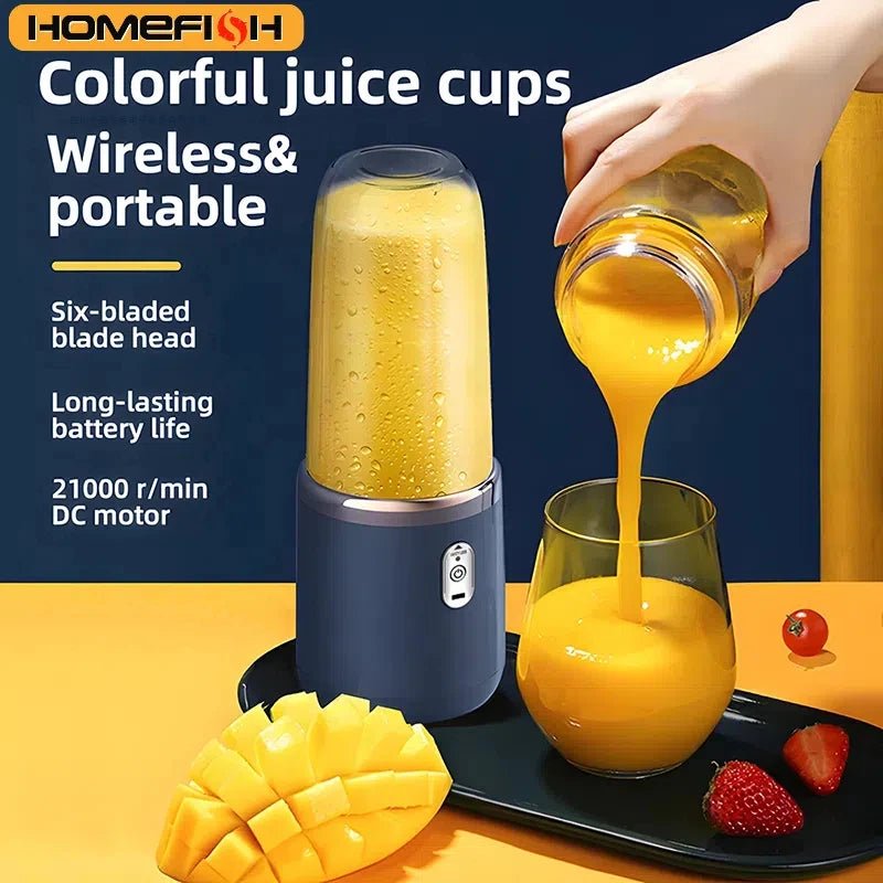 Experience the convenience of fresh, nutritious drinks anytime with Danoz Portable Blender Bottle. - danozdirect