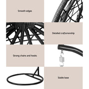 Experience the pinnacle of outdoor relaxation with Danoz EggPod, a hand - woven marvel of contemporary design. - danozdirect