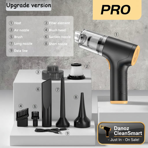 Experience the ultimate cleaning power with the Danoz Direct PowerVac - 2024 Cyclone Vacuum, Rechargeable Battery. - danozdirect