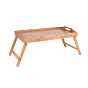 Foldable Bamboo Bed Tray / Breakfast Serving Table - danozdirect