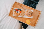 Foldable Bamboo Bed Tray / Breakfast Serving Table - danozdirect