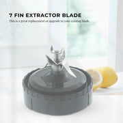 For Nutri Ninja 7 Fin Extractor Blade - Replacement Blender Juice Parts - danozdirect