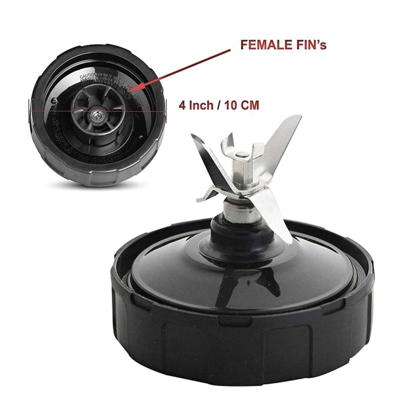 For Nutri Ninja Blender 6 Fin Female Extractor Blade - Replacement Juicer Parts - danozdirect