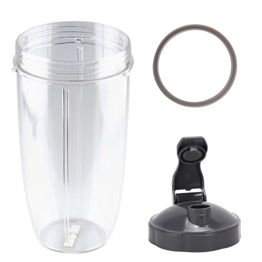 For Nutribullet Colossal Large Cup + Fliptop Lid + Grey Seal - 900 600 Models - danozdirect