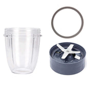 For Nutribullet Short Cup + Extractor Blade + Grey Seal - For 900 and 600 Models - danozdirect