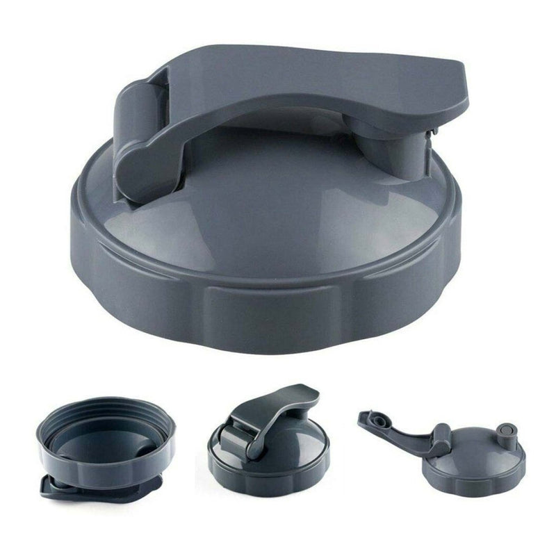 For Nutribullet Short Cup + Fliptop Lid + Grey Seal - For All 900 and 600 Models - danozdirect