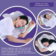 Get best night's sleep with Danoz Direct Memory Foam Pillows! Butterfly shape, these pillows provide relaxing support for your neck - danozdirect