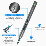 Get ready to tackle any repair task with ease using the Danoz Direct - Digital 62 in 1 Electric Screwdriver Set. - danozdirect