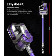 Get ready to take on any mess with the Danoz Direct - Devanti Handheld Vacuum Cleaner! With a powerful 150W motor and cordless design - danozdirect