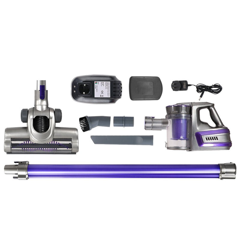 Get ready to take on any mess with the Danoz Direct - Devanti Handheld Vacuum Cleaner! With a powerful 150W motor and cordless design - danozdirect