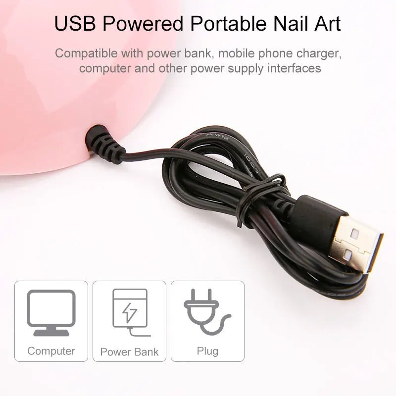 Get salon - quality nails at home with Danoz Hot Nail Dryer Machine! This USB powered lamp is perfect for drying and curing nail varnish - danozdirect