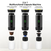 Get your COFFEE FIX anytime, with Danoz Espresso on the Go - Wireless Electric Portable Espresso CAPSULE Coffee Machine. USB Charging - danozdirect