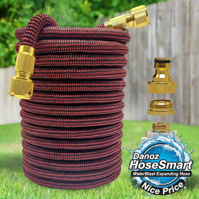 Get your garden blasting with Danoz Waterblast Hose! Stretching from 7.5 to 30 meters, super expandable, 3 Years warranty! - danozdirect