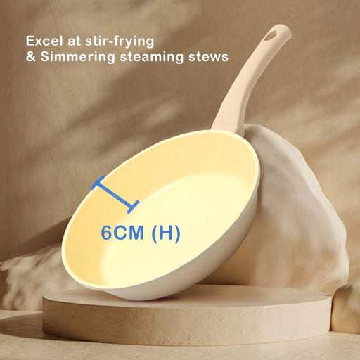 Giorno Felice IH Frypan 28cm Ceramic Non - Stick Frying Pan Induction - danozdirect