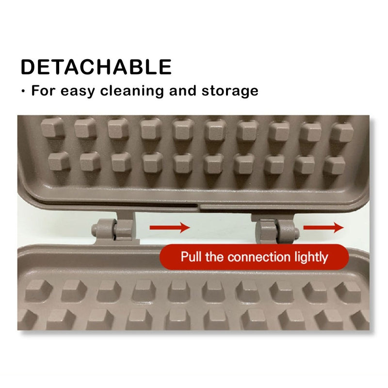 Giorno Felice IH Waffle Maker Pan Non - Stick Double - Sided Detachable - danozdirect