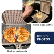Giorno Felice IH Waffle Maker Pan Non - Stick Double - Sided Detachable - danozdirect