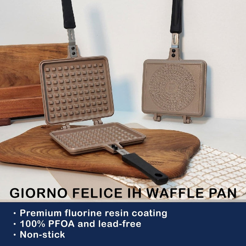 Giorno Felice IH Waffle Maker Pan Non - Stick Double - Sided Detachable - danozdirect