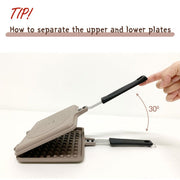 Giorno Felice IH Waffle Maker Pan Non - Stick Double - Sided Detachable - danozdirect