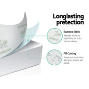 Giselle Bedding Mattress Protector Bamboo King - danozdirect