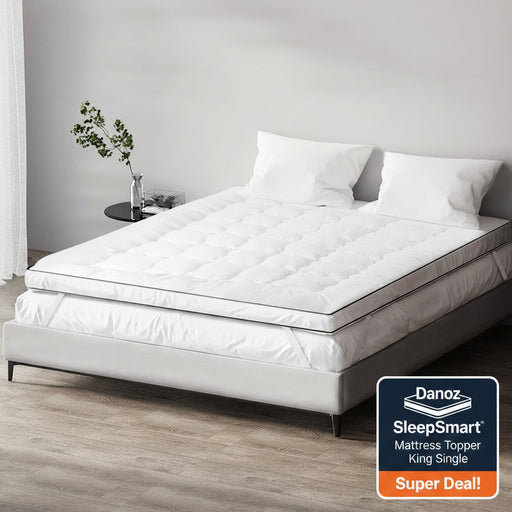 Giselle Bedding Mattress Topper Pillowtop - King Single - danozdirect