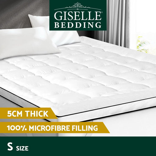 Giselle Bedding Mattress Topper Pillowtop - Single - danozdirect