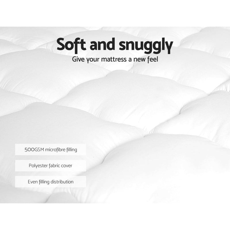 Giselle Bedding Mattress Topper Pillowtop - Single - danozdirect