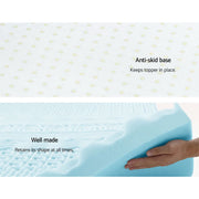 Giselle Bedding Memory Foam Mattress Topper 11 - Zone 8cm Double - danozdirect