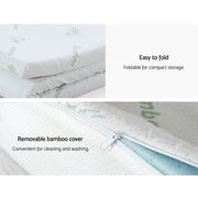 Giselle Bedding Memory Foam Mattress Topper 11 - Zone 8cm Double - danozdirect