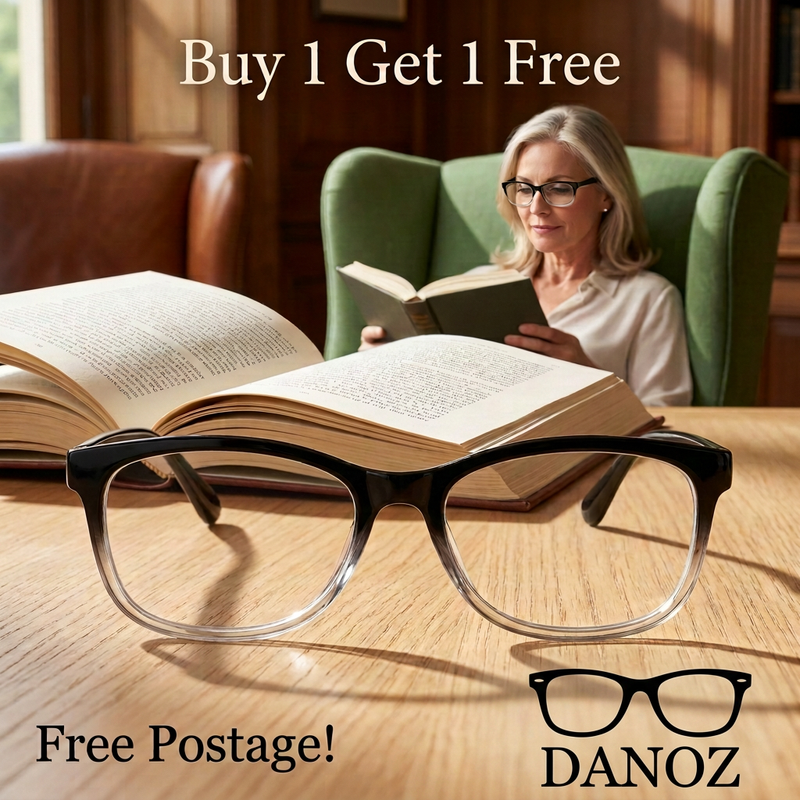 👓 Danoz GlasseSmart | Multi-Power Reading Glasses | Lightweight Frames | Spring Hinges | Buy 1 Get 1 Free | Free Postage!