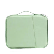 Green 360° Protective Laptop & Tablet Sleeve with Accessory Organizer - Water - Repellent Carrying Case - danozdirect
