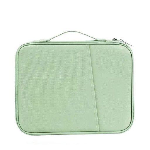 Green 360° Protective Laptop & Tablet Sleeve with Accessory Organizer - Water - Repellent Carrying Case - danozdirect