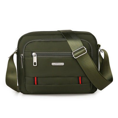 Green Dual - Style Men's Oxford Cloth Crossbody Bag Bundle - Oxford Cloth Business Shoulder Bag, Multi - Functional Large Capacity, Fits 8 - inch Tablet - danozdirect