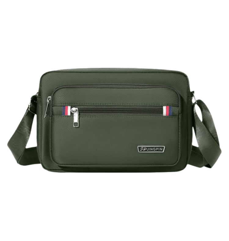 Green Dual - Style Men's Oxford Cloth Crossbody Bag Bundle - Oxford Cloth Business Shoulder Bag, Multi - Functional Large Capacity, Fits 8 - inch Tablet - danozdirect