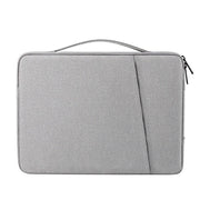 Grey 360° Protective Laptop & Tablet Sleeve with Accessory Organizer - Water - Repellent Carrying Case - danozdirect