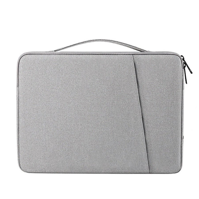 Grey 360° Protective Laptop & Tablet Sleeve with Accessory Organizer - Water - Repellent Carrying Case - danozdirect
